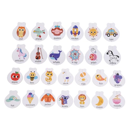 TOYANDONA 1 Satz Vorschulspielzeug Zauberlernspielzeug Sortieren Alphabet-Memory-Spiel Kindergarten Lernspiele Alphabet- Buchstabenerkennung Für Kleinkinder Holz TOYANDONA 1 Satz Vorschulspielzeug Zauberlernspielzeug Sortieren Alphabet-Memory-Spiel Kindergarten Lernspiele Alphabet- Buchstabenerkennung Für Kleinkinder Holz von TOYANDONA