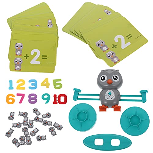 TOYANDONA 1 Satz Waagen Ausbalancieren Spiele Kleinkinder Stamm-lernwerkzeug-Spiel Balance-Mathe-Spiel Stammlernwerkzeug Balance Cooles Mathe-Spiel Grey Plastik von TOYANDONA