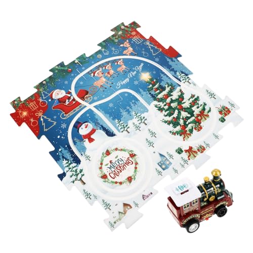 TOYANDONA 1 Satz Weihnachtsgleiszug spielzeugeisenbahn DIY Spielzeugzug Pädagogisches Holzeisenbahn Schienenspielzeug zusammenbauen Schienenauto- Plastik TOYANDONA 1 Satz Weihnachtsgleiszug spielzeugeisenbahn DIY Spielzeugzug Pädagogisches Holzeisenbahn Schienenspielzeug zusammenbauen Schienenauto- Plastik von TOYANDONA