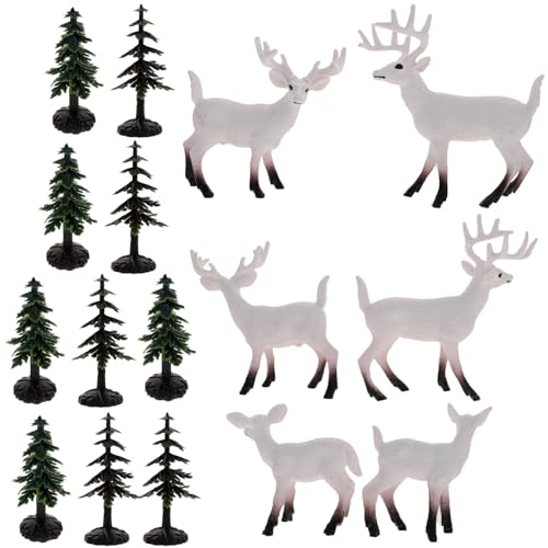 TOYANDONA 1 Satz Weißwedelhirsch-Modell weihnachtsszenenverzierungen Tiere Plüsch Rentier Weihnachtsschmuck für kinderspielzeug Weihnachtsbaum-Tierschmuck Schulzubehör PVC TOYANDONA 1 Satz Weißwedelhirsch-Modell weihnachtsszenenverzierungen Tiere Plüsch Rentier Weihnachtsschmuck für kinderspielzeug Weihnachtsbaum-Tierschmuck Schulzubehör PVC von TOYANDONA