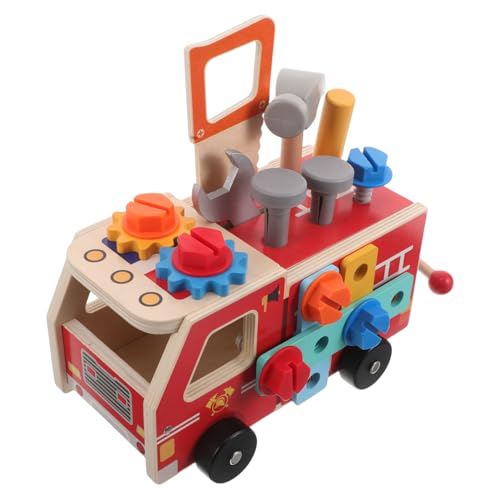 TOYANDONA 1 Satz Werkzeugset Holz LKW Werkzeug Holz Feuerwehrauto Bauwagen Vorbau Pädagogisches Lernspielzeug Konstruktionswerkbank Rollenspielzeug TOYANDONA 1 Satz Werkzeugset Holz LKW Werkzeug Holz Feuerwehrauto Bauwagen Vorbau Pädagogisches Lernspielzeug Konstruktionswerkbank Rollenspielzeug von TOYANDONA