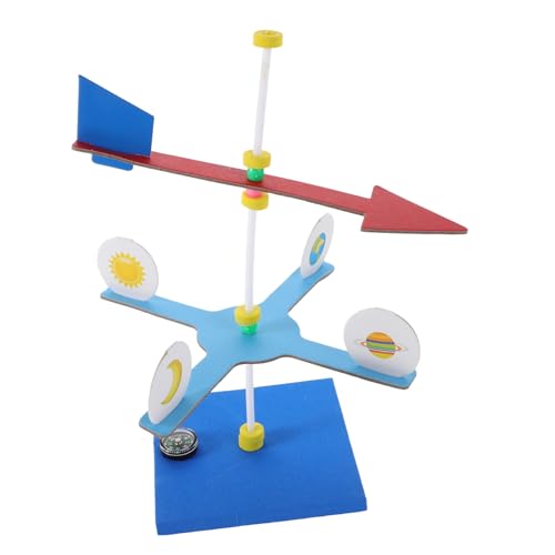 TOYANDONA 1 Satz Wetterfahne Wissenschaftliches Wissenschaftliche Experimente für Wissenschaftskits für Kindererziehung Kinderspielzeug zum Zusammenbauen kt-Board TOYANDONA 1 Satz Wetterfahne Wissenschaftliches Wissenschaftliche Experimente für Wissenschaftskits für Kindererziehung Kinderspielzeug zum Zusammenbauen kt-Board von TOYANDONA