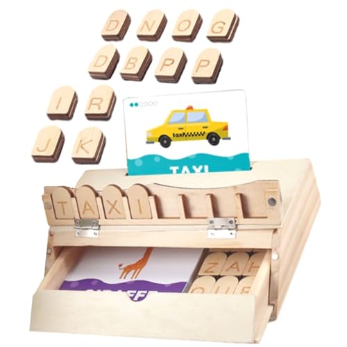 TOYANDONA 1 Satz Wortbuchstabierspielzeug Lernen Lernspielzeug Für Buchstabenblock Lernen Kinderbuchstabe Kognitives Rechtschreibspiele Kinderspielzeug Holz TOYANDONA 1 Satz Wortbuchstabierspielzeug Lernen Lernspielzeug Für Buchstabenblock Lernen Kinderbuchstabe Kognitives Rechtschreibspiele Kinderspielzeug Holz von TOYANDONA