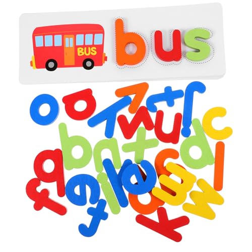 TOYANDONA 1 Satz Wortbuchstabierspielzeug Puzzle kinderpuzzle Puzzle englisch für holzspielsachen Alphabet-Buchstabierspiele für Buchstabenspielzeug aus Holz Papier TOYANDONA 1 Satz Wortbuchstabierspielzeug Puzzle kinderpuzzle Puzzle englisch für holzspielsachen Alphabet-Buchstabierspiele für Buchstabenspielzeug aus Holz Papier von TOYANDONA