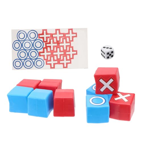 TOYANDONA 1 Satz Xo Schach Interaktives Kinderspielzeug Schachbrettspiel Familienspielzeug Interessantes Spielset Für Familienspiele Pädagogisches Plastik von TOYANDONA