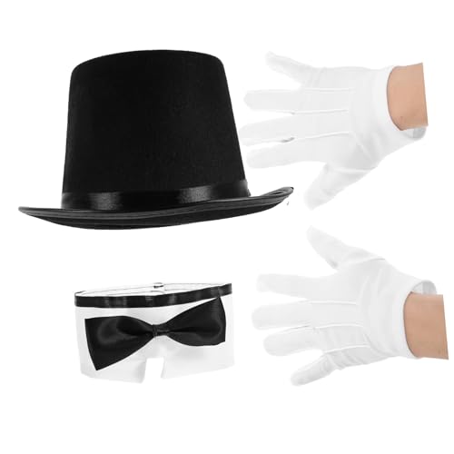 TOYANDONA 1 Satz Zaubererkostüm Jungs Party Cosplay halloween costume halloween kleidung Zaubertrick Zauberer-Outfit für Mädchen verkleiden sich Kostüme zum Stoff Black TOYANDONA 1 Satz Zaubererkostüm Jungs Party Cosplay halloween costume halloween kleidung Zaubertrick Zauberer-Outfit für Mädchen verkleiden sich Kostüme zum Stoff Black von TOYANDONA