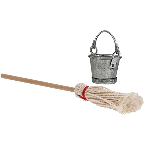 TOYANDONA 1 Satz Zubehör Für Puppenhäuser Gebäude Winziges Zuhause Bausätze Heimwerken Dollhouse Accessoires Mini Post Klein Im Freien Miniaturen Bausatz Eimer Eisen von TOYANDONA