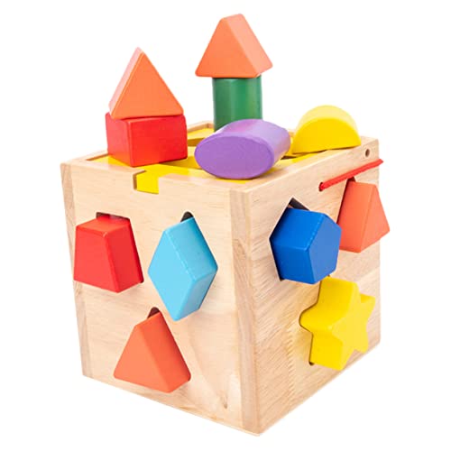 TOYANDONA 1 Satz Zwölf-Loch-Intelligenzbox Form passende Blöcke Bausteine Formen farbenfrohe Bausteine hölzern Colorful TOYANDONA 1 Satz Zwölf-Loch-Intelligenzbox Form passende Blöcke Bausteine Formen farbenfrohe Bausteine hölzern Colorful von TOYANDONA