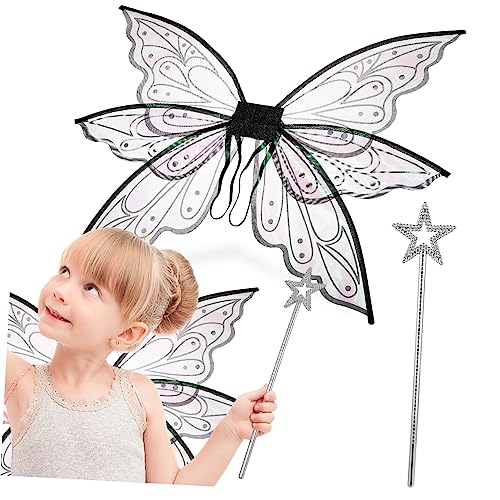 TOYANDONA 1 Satz feeflügeln Fairy Wand Kindergeburtstag kinderkostüme Kinderkleider erste Geburtstagsdekoration Mädchen Feenflügel Ballon Kinderfeenflügel Feenflügel für Mädchen Garn TOYANDONA 1 Satz feeflügeln Fairy Wand Kindergeburtstag kinderkostüme Kinderkleider erste Geburtstagsdekoration Mädchen Feenflügel Ballon Kinderfeenflügel Feenflügel für Mädchen Garn von TOYANDONA