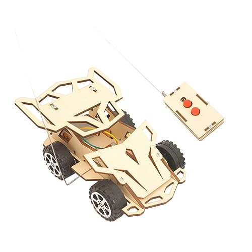 TOYANDONA 1 Satz ferngesteuertes Rennen - Holzspielzeug - DIY - Spielzeugauto - lauflernwagen selber Bauen Zusammengebautes Rennspielzeug Rennmodell TOYANDONA 1 Satz ferngesteuertes Rennen - Holzspielzeug - DIY - Spielzeugauto - lauflernwagen selber Bauen Zusammengebautes Rennspielzeug Rennmodell von TOYANDONA