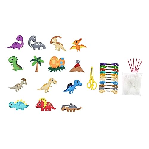TOYANDONA 1 Satz handgenähter Anhänger bastel Set für für kreatives spielzeuge für Dinosaurier Bausätze Kinderspielzeug versorgen gefühlt TOYANDONA 1 Satz handgenähter Anhänger bastel Set für für kreatives spielzeuge für Dinosaurier Bausätze Kinderspielzeug versorgen gefühlt von TOYANDONA