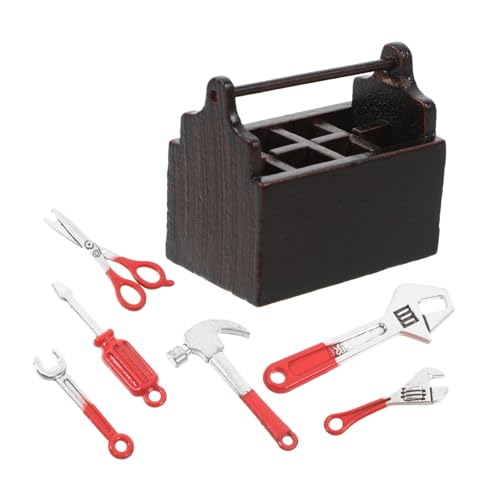 TOYANDONA 1 Satz kleine Werkzeugkiste DIY Mini Werkzeugkasten lustiges werkzeugkasten Miniatur reparierter Bausatz Miniaturhaus Kit Miniatur -Tool -Kit Aluminiumlegierung TOYANDONA 1 Satz kleine Werkzeugkiste DIY Mini Werkzeugkasten lustiges werkzeugkasten Miniatur reparierter Bausatz Miniaturhaus Kit Miniatur -Tool -Kit Aluminiumlegierung von TOYANDONA