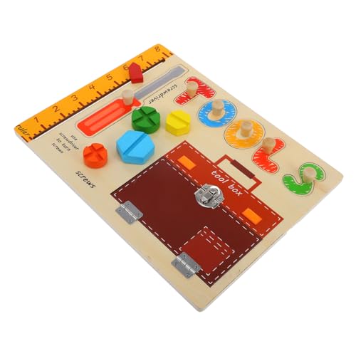 TOYANDONA 1 Satz pädagogisches Frühe Bildungspielung Lernspielzeug für beschäftigt Bord Sensoriktafel für kognitive Tafel Kinderspielzeug Holz TOYANDONA 1 Satz pädagogisches Frühe Bildungspielung Lernspielzeug für beschäftigt Bord Sensoriktafel für kognitive Tafel Kinderspielzeug Holz von TOYANDONA