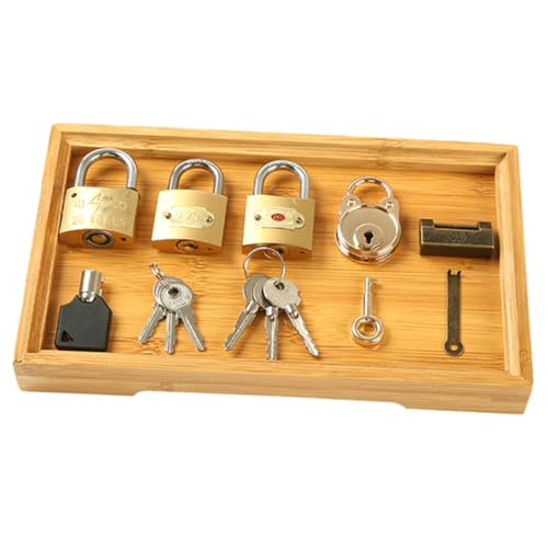 TOYANDONA 1 Satz zum knacken von schlössern Sperre für frühes Lernen Lernen Sperre Lernspielzeug für Kleinkinder Kinderspielzeug Lernspielzeug vor der Schule Bambus TOYANDONA 1 Satz zum knacken von schlössern Sperre für frühes Lernen Lernen Sperre Lernspielzeug für Kleinkinder Kinderspielzeug Lernspielzeug vor der Schule Bambus von TOYANDONA