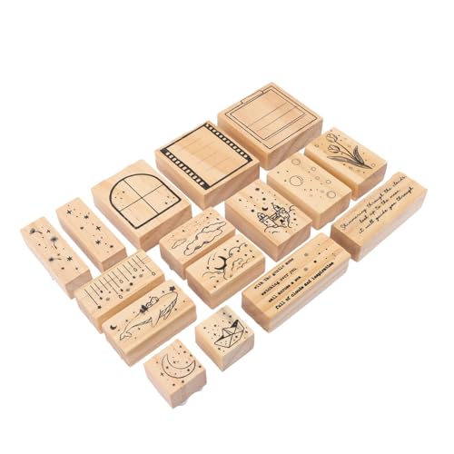 TOYANDONA 1 Schachtel Holzstempel mit Romantischen Blumenmotiven Wiederverwendbar Hautfreundlich für DIY Scrapbook Tagebuch und Postdekoration Kreatives Bastelzubehör für Handmade TOYANDONA 1 Schachtel Holzstempel mit Romantischen Blumenmotiven Wiederverwendbar Hautfreundlich für DIY Scrapbook Tagebuch und Postdekoration Kreatives Bastelzubehör für Handmade von TOYANDONA