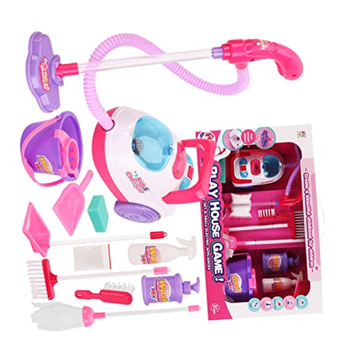 TOYANDONA 1 Set 11 Teilig Simulation Staubsauger Reinigungswerkzeug Reinigungsset Spielzeugreiniger Reinigungsspielzeug Reinigungsset Spielzeugreiniger Reinigungsmittel Für Blau Kunststoff von TOYANDONA