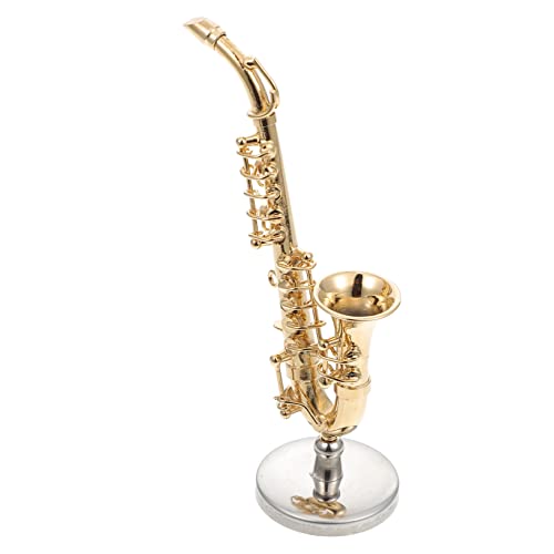 TOYANDONA 1 Set Altsaxophon Spielzeuginstrumente Schreibtischdekor Entzückende Saxophon Requisite Miniatur Saxophon Schmuck Exquisites Miniatur Saxophon Mini Saxophon Metall Golden TOYANDONA 1 Set Altsaxophon Spielzeuginstrumente Schreibtischdekor Entzückende Saxophon Requisite Miniatur Saxophon Schmuck Exquisites Miniatur Saxophon Mini Saxophon Metall Golden von TOYANDONA