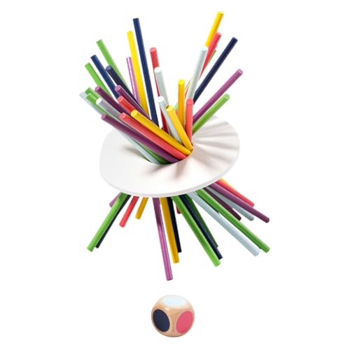 TOYANDONA Spielzeuge Baby Motorikspielzeug 1 Set Balancierende Holzstäbe Pick up Sticks Spiel Für Pädagogisches Gleichgewichtsspielzeug Für Kreative Spielstunden Ideal Für Familien Und Partynutzung von TOYANDONA