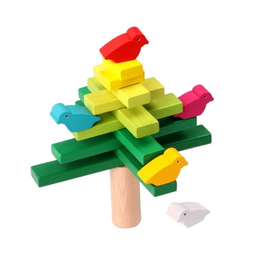 TOYANDONA 1 Set Balancierender Holzbaum Für Bauklötze Zum Stapeln Feinmotorik Und Konzentration Fördern Ideal Für 3 10 Jahre Alte TOYANDONA 1 Set Balancierender Holzbaum Für Bauklötze Zum Stapeln Feinmotorik Und Konzentration Fördern Ideal Für 3 10 Jahre Alte von TOYANDONA