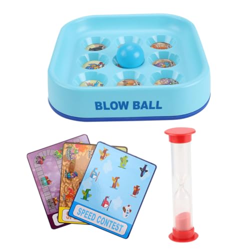 TOYANDONA 1 Set Ballblasmaschine Spiel Schachspielzeug Für Für Babys Sportspielzeug Kinderspielzeug Schwimmende Bälle Blasballspielzeug Lernspielzeug Stressabbau Bauchmuskeln von TOYANDONA