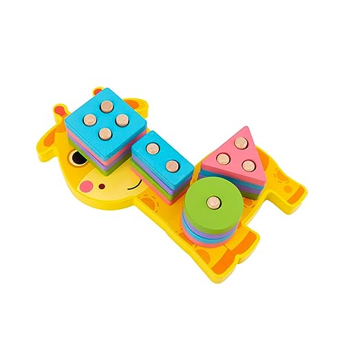 TOYANDONA 1 Set Bausteine Puzzles Für Kleinkinder Früherziehung Versorgung Stacker Blöcke Kognition Intelligenz Stacking Block Holz TOYANDONA 1 Set Bausteine Puzzles Für Kleinkinder Früherziehung Versorgung Stacker Blöcke Kognition Intelligenz Stacking Block Holz von TOYANDONA