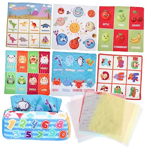 TOYANDONA 1 Set Box Taschentuchbox Kleinkindspielzeug Sensorisches Jungen Krabbelbabyspielzeug Für Kleinkinder Für Babys Taschentuch Kinderspielzeug Buntes Sensorisches Säuglings TOYANDONA 1 Set Box Taschentuchbox Kleinkindspielzeug Sensorisches Jungen Krabbelbabyspielzeug Für Kleinkinder Für Babys Taschentuch Kinderspielzeug Buntes Sensorisches Säuglings von TOYANDONA