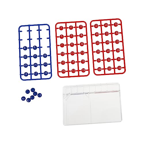 TOYANDONA Spiel 1 Set Nummeriertes Pong Kunststoff Für Tombola Karneval Firmenveranstaltungen von TOYANDONA