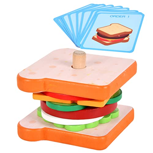 TOYANDONA 1 Set Burger Lernspielzeug Für 3 Jährige Feinmotorik Für Kleinkinder 1–3 Lernspielzeug Für 3 Jährige Kinderspielzeug Sportspielzeug Für Mit Passenden Lebensmitteln TOYANDONA 1 Set Burger Lernspielzeug Für 3 Jährige Feinmotorik Für Kleinkinder 1–3 Lernspielzeug Für 3 Jährige Kinderspielzeug Sportspielzeug Für Mit Passenden Lebensmitteln von TOYANDONA