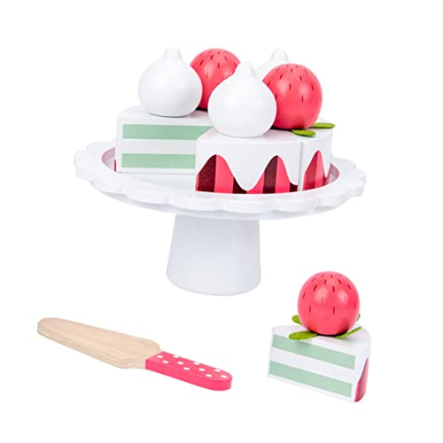TOYANDONA 1 Set Cake Cheers Lernspielzeug Pädagogisches Schneidespielzeug Schneidespielzeug Lebensmittel Schneidespielzeug Sicheres Schneidespielzeug Schneidespielzeug von TOYANDONA