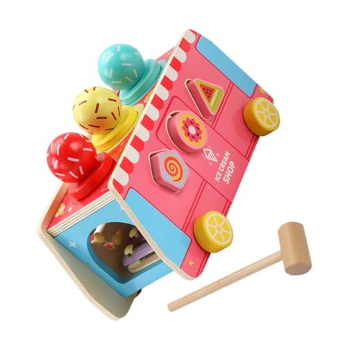 TOYANDONA 1 Set Eiswagen Für Kinder, Zum Spielen Aus Holz, Spielzeug-Set, Eiswagen-Spielzeug TOYANDONA 1 Set Eiswagen Für Kinder, Zum Spielen Aus Holz, Spielzeug-Set, Eiswagen-Spielzeug von TOYANDONA