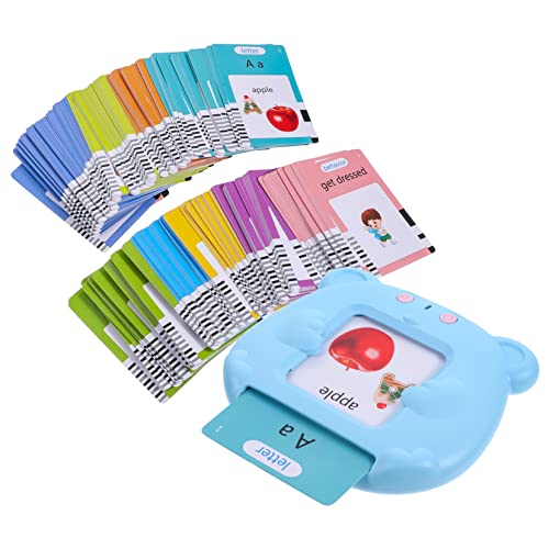 TOYANDONA 1 Set Früherziehungsmaschine Sprechende Karte Pädagogisches Lernen Kinderspielzeug Sensorisches Sprachspielzeug Für Kleinkinder Tragbares Kinderspielzeug von TOYANDONA
