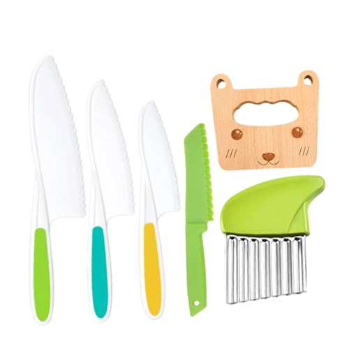 TOYANDONA 1 Set Gemüseschneidespielzeug für kinderschnitzmesser schnitzmesser kindergeschenke Werkzeug Brotmesser Kleiner Kinderschneider Kleiner Obstschneider Metall von TOYANDONA