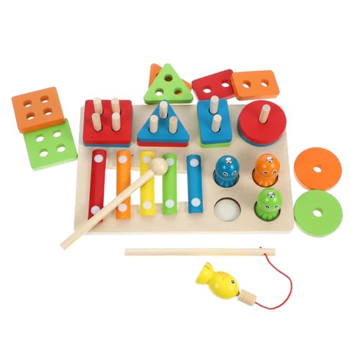 TOYANDONA 1 Set Geometrische Form Säulenhülse Angelspiel Angelspielzeug Lustiges Angelspiel Cartoon Angeln Angelteller Interaktives Passendes Aus Holz TOYANDONA 1 Set Geometrische Form Säulenhülse Angelspiel Angelspielzeug Lustiges Angelspiel Cartoon Angeln Angelteller Interaktives Passendes Aus Holz von TOYANDONA