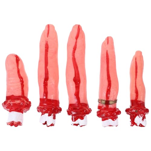 TOYANDONA 1 Set Halloween Finger Klammer Gefälschte Maske Animierter Hintern Körper Animatronics Gesicht Pfote Halloween Fledermaus Kit Halloween Nagel Halloween Basteln Halloween Requisite von TOYANDONA