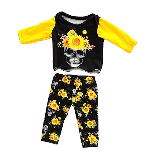 TOYANDONA 1 Set Halloween Puppenkleidung Mädchenkleidung Outfits Halloween Kostüme Babypuppenkleidung Puppenbekleidung Kleidung Für Puppe Schwarz von TOYANDONA