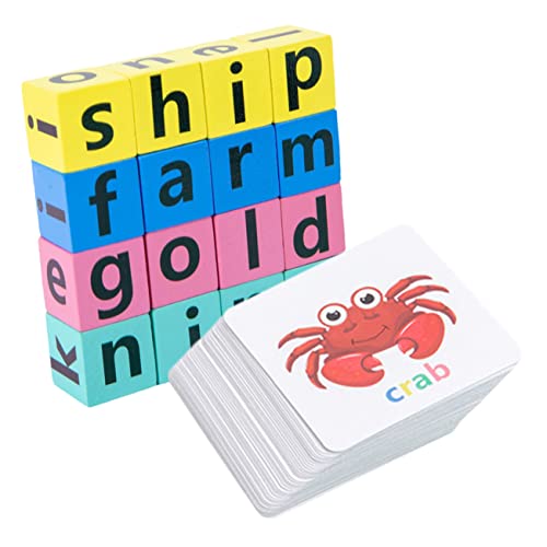 TOYANDONA 1 Set Holz Alphabet Puzzle Englisches Alphabet Erkenntnisspielzeug Buchstabenkarten Wörter Rechtschreibspielzeug Lernspielzeug Englische Wörter Zauberblöcke Alphabet TOYANDONA 1 Set Holz Alphabet Puzzle Englisches Alphabet Erkenntnisspielzeug Buchstabenkarten Wörter Rechtschreibspielzeug Lernspielzeug Englische Wörter Zauberblöcke Alphabet von TOYANDONA