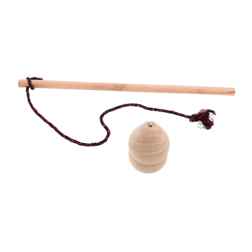 TOYANDONA 1 Set Holzkreisel Vintage Für Chinesisches Traditionelles Gyro Gyroskop Gyro Für Holzkreisel Kreiselspielzeug Physik Kleines Beige von TOYANDONA