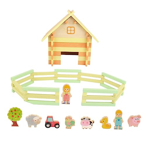 TOYANDONA 1 Set Holzspielzeug Für Miniatur Bauernhof Spielhaus Mit Tieren Lernspielzeug Für Kreative Rollenspiele Ideal Für Ab 3 Jahren TOYANDONA 1 Set Holzspielzeug Für Miniatur Bauernhof Spielhaus Mit Tieren Lernspielzeug Für Kreative Rollenspiele Ideal Für Ab 3 Jahren von TOYANDONA