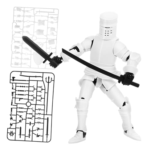 TOYANDONA Schreibtisch-Dekoration: Mittelalterlicher Ritter Actionfigur Roboter-actionfigur Artikulierter Ritter Bewegliche Gelenke Jungenspielzeug von TOYANDONA