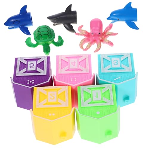 TOYANDONA 1 Set Klassifizierungszählspielzeug Puppe Niedliches Zählspielzeug Kinderzählspielzeug Eltern Kind Zählspielzeug Für Tierform Zählspielzeug Kleinkind Zählspielzeug Kunststoff von TOYANDONA
