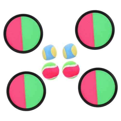 TOYANDONA 1 Set Klebriger Schläger Pädagogisches Wurf Und Fangballspielzeug Wurf Und Fangspiel Interaktives Wurfspielzeug Für Den Strand Klebriges Fangballspiel Wurf Und von TOYANDONA