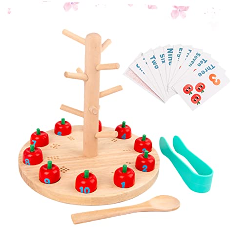 TOYANDONA 1 Set Kunststoff Pädagogisches Bunte Frühen Bildung Interaktive Holz Papier von TOYANDONA