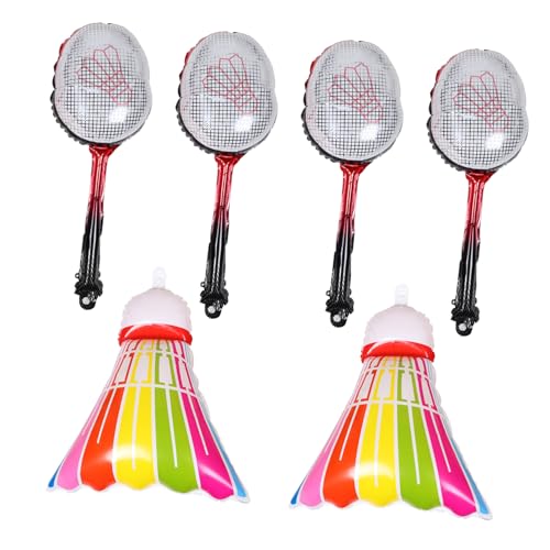 TOYANDONA Badminton Dekoration Luftballons Aufblasbare Aluminium Folie Set Schläger Federbälle Für Geburtstag Parteien Sport Veranstaltungen TOYANDONA Badminton Dekoration Luftballons Aufblasbare Aluminium Folie Set Schläger Federbälle Für Geburtstag Parteien Sport Veranstaltungen von TOYANDONA