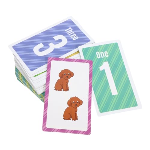 TOYANDONA 1 Set Lernkarten Für Die Früherziehung Lernkarten Für Kleinkinder Kinderspielzeug Lernkarten Für Den Kindergarten Lernkarten Lustiges Kinderspielzeug Tragbare Lernkarten Für von TOYANDONA