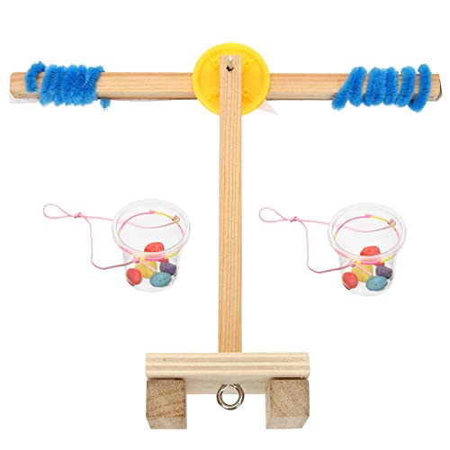 TOYANDONA 1 Set Material Für Wissenschaftliche Experimente Kinderspielzeug Wissenschaftliches Waagenbau Für DIY Bastel Waagschale Kinderspielzeug Aus Holz von TOYANDONA
