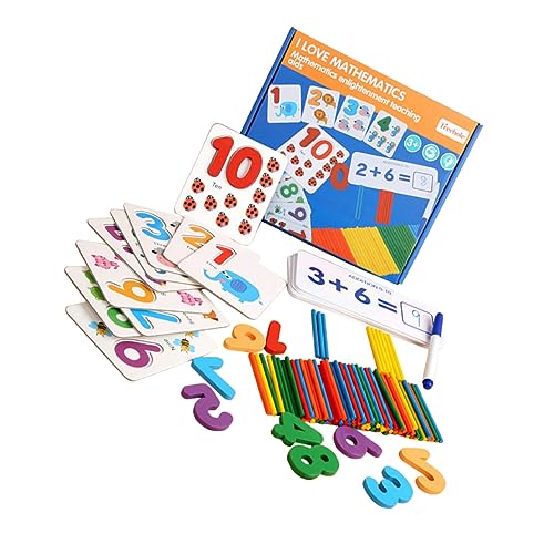 TOYANDONA 1 Set Mathematik Aufklärungsunterricht Kinderspielzeug Lernspielzeug Lernspielzeug Unterricht Für Mathematikunterricht Zahlenabgleichsspielzeug Holz Bunt TOYANDONA 1 Set Mathematik Aufklärungsunterricht Kinderspielzeug Lernspielzeug Lernspielzeug Unterricht Für Mathematikunterricht Zahlenabgleichsspielzeug Holz Bunt von TOYANDONA