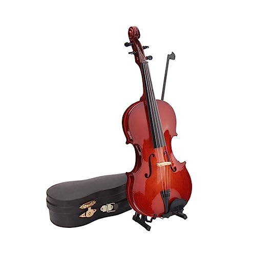 TOYANDONA 1 Set Mini Geige Musik Instrumente Retro Heim Geigenmodell Geigenmodell Requisite Mini Modell Musikinstrument Modell Desktop Geigenmodell Geigenmodell von TOYANDONA