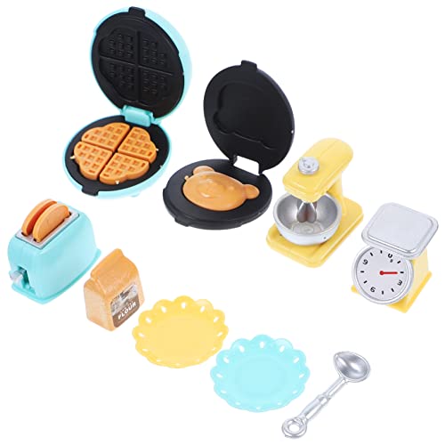 TOYANDONA 1 Set Mini Küchenwerkzeuge Mini Mixer Miniatur Puppenhaus Küche Backzubehör Spielküchenartikel Spielzeughaus Zubehör Winziger Mixer Kinderspielzeug Mixer DIY Minihaus von TOYANDONA
