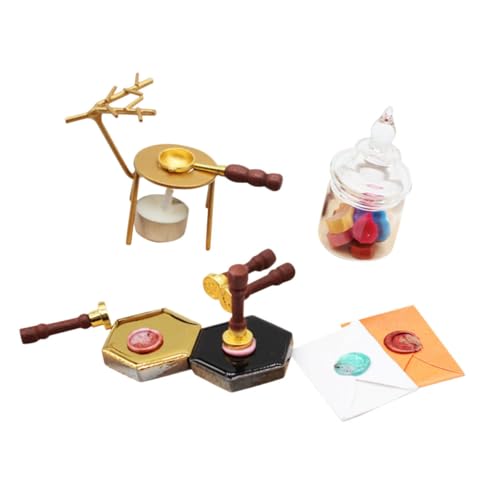 TOYANDONA 1satz Miniatur Simulierte Wachssiegel Für Puppenhäuser Doll House Dekoration Miniaturen Für Landschaften Und Schreibtisch-Accessoires TOYANDONA 1satz Miniatur Simulierte Wachssiegel Für Puppenhäuser Doll House Dekoration Miniaturen Für Landschaften Und Schreibtisch-Accessoires von TOYANDONA