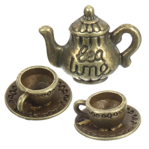 TOYANDONA 1 Set Mini Teekannen Set Teekannen Kaffeepadmaschine Miniatur Fürs Büro Dekoratives Teekannenmodell Mini Metall Foto Requisite Miniatur Metall Teegeschirr Küche TOYANDONA 1 Set Mini Teekannen Set Teekannen Kaffeepadmaschine Miniatur Fürs Büro Dekoratives Teekannenmodell Mini Metall Foto Requisite Miniatur Metall Teegeschirr Küche von TOYANDONA